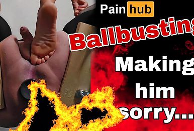 Training Zero Femdom Ballbusting Discipline! CBT Bondage Spanking Real Homemade BDSM Milf Stepmom Amateur Couple Domination